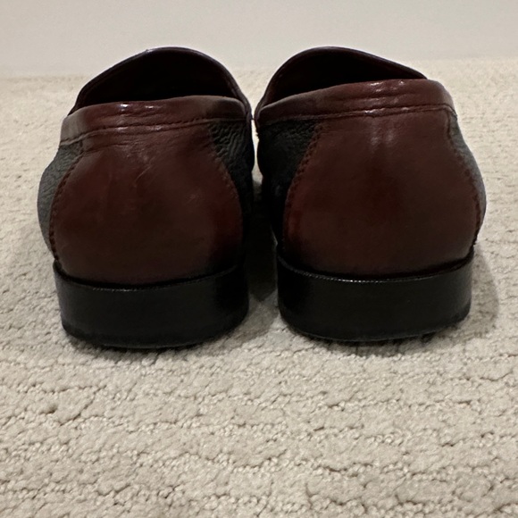 Johnston & Murphy Burgundy Leather Tassel Loafers